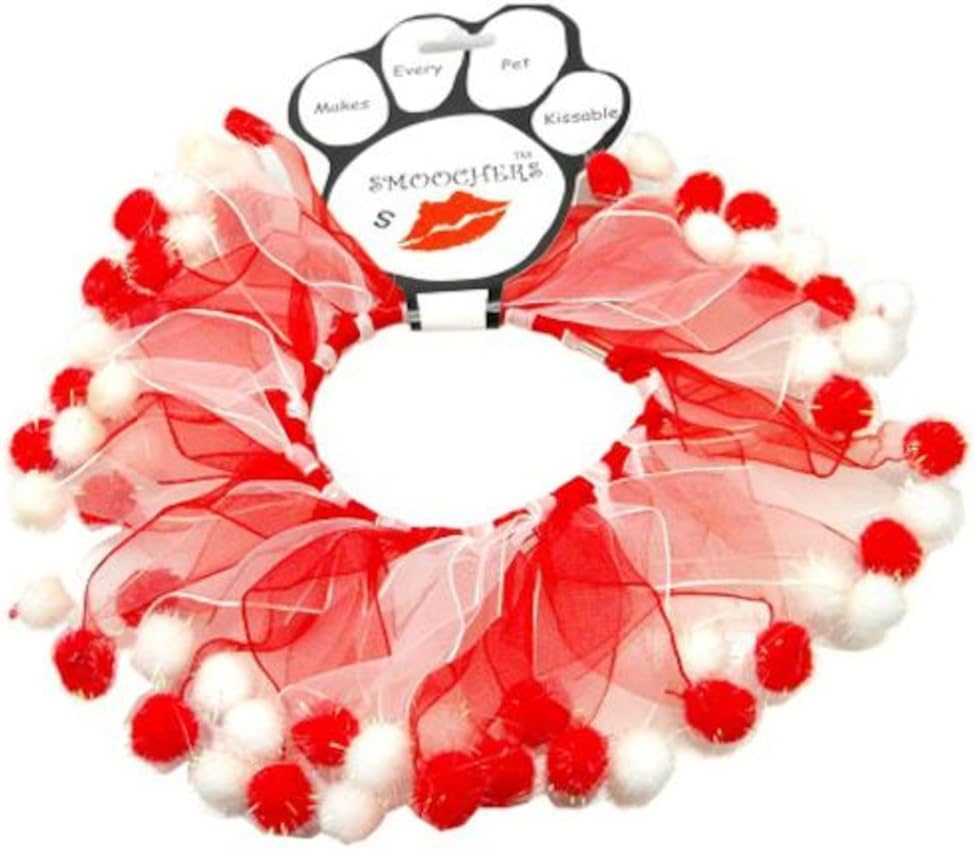Mirage Pet Products Candy Cane Fuzzy Wuzzy Smoocher, Large