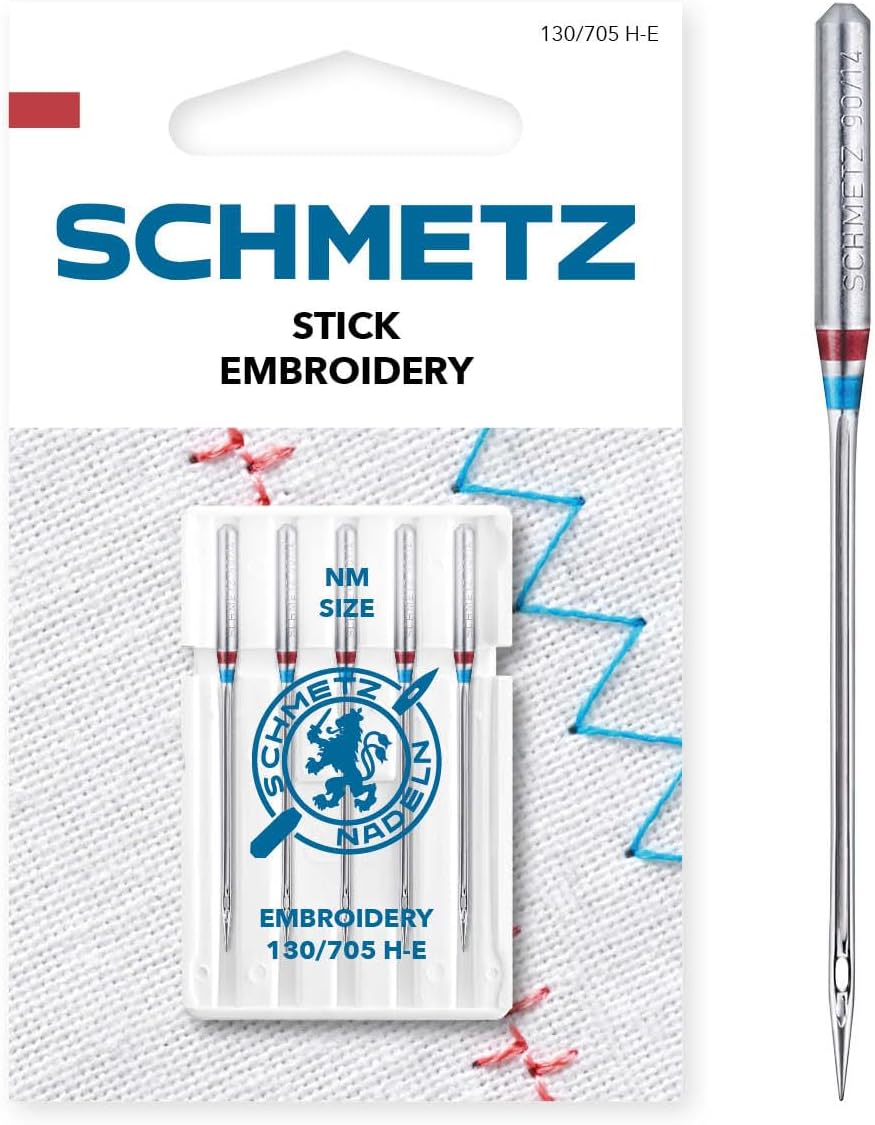 SCHMETZ | 5 Sewing Machine Needles | Embroidery | 130/705 H-E | Size 75/11