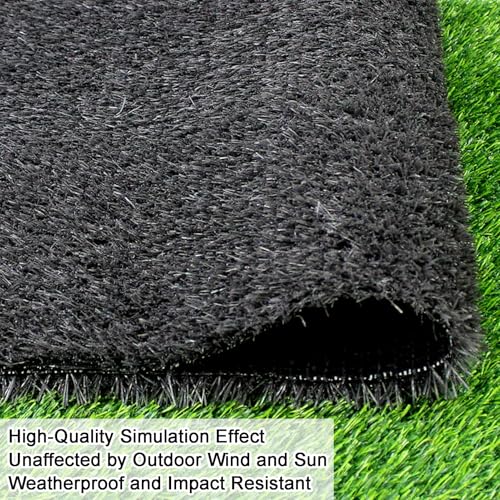 Erba Sintetica di Alta qualità per Animali Domestici - Tappeto in Erba Sintetica per Interni/Esterni, Altezza del Pelo 3 cm, Realistico, con Fori di drenaggio, Ideale per Cani e Gatti (80x18