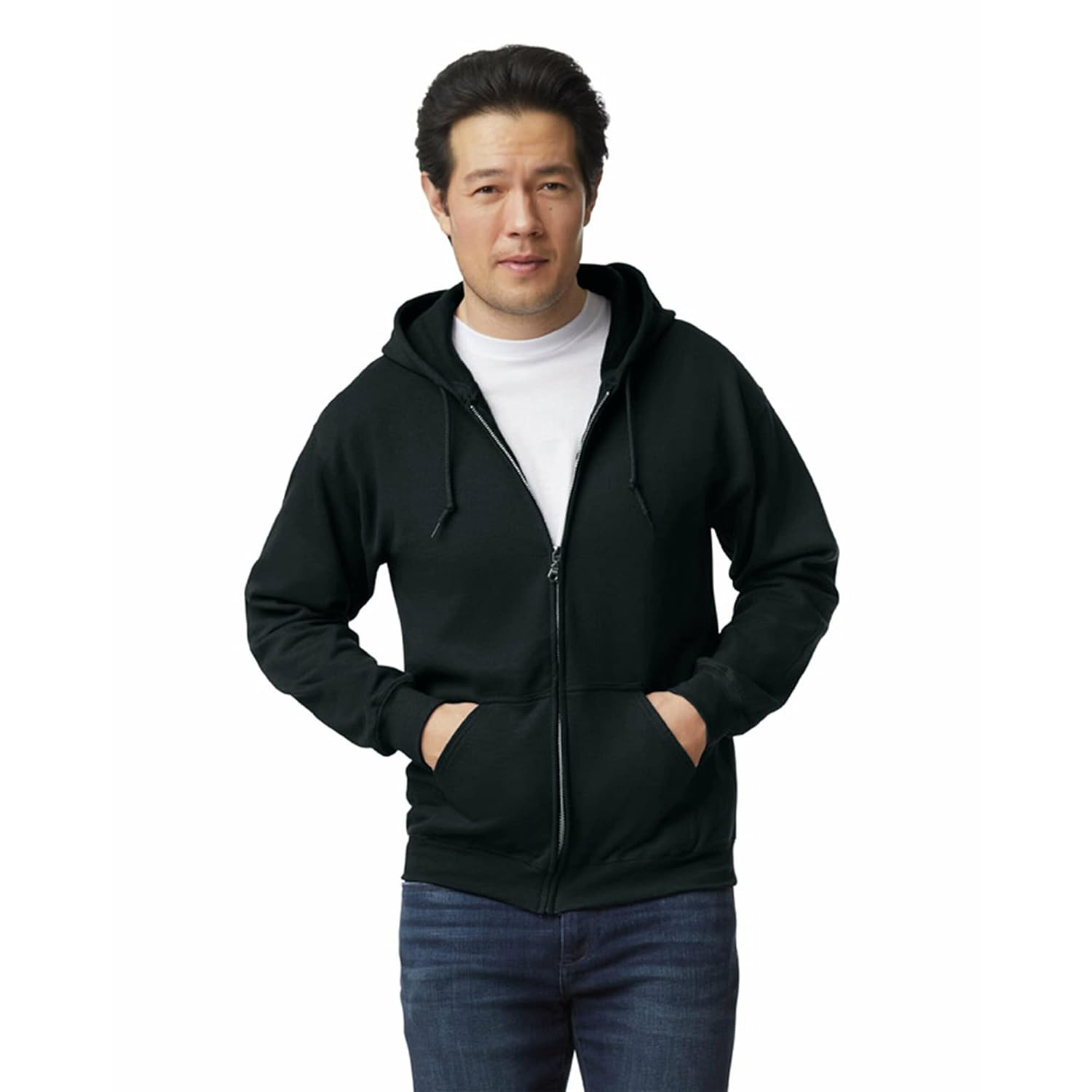 Gildan unisex-adult Fleece Zip Hoodie Sweatshirt Style G18600 Multipack