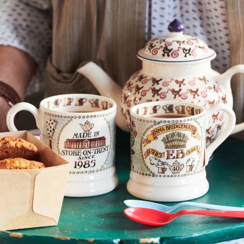 Amazon.co.jp: Emma Bridgewater 40周年記念 1/2パイントマグカップ