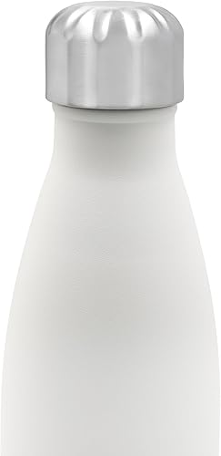 Miniatura 8 de S'well Botella de agua original, piedra lunar, 16.9fl oz. Botella de bebidas aislada al vacío que mantiene las bebidas frías y calientes, botella de