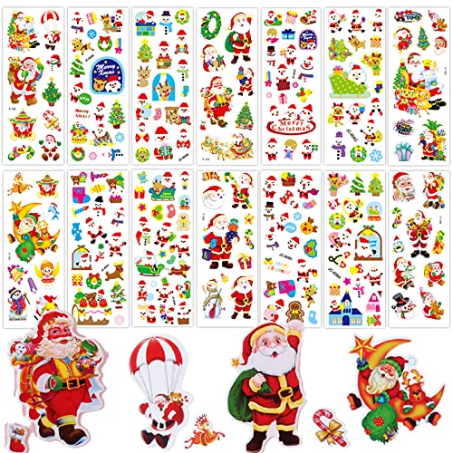 Deen Weihnachten 3D Aufkleber für Kinder und Kleinkinder 14...