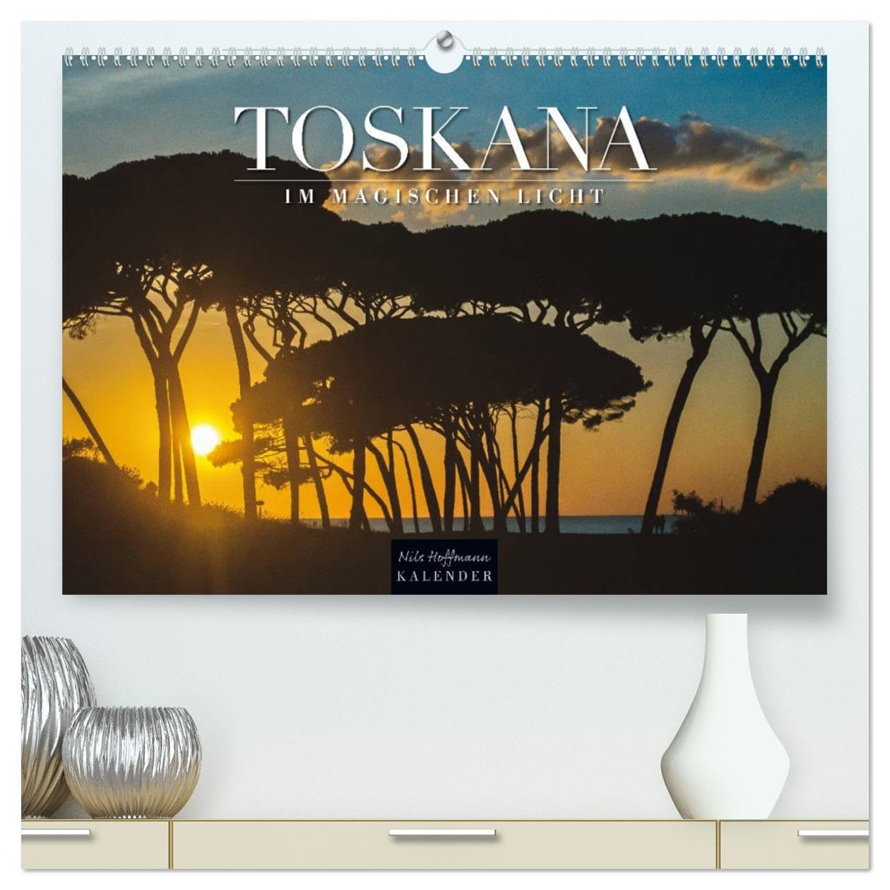 TOSKANA im magischen Licht (hochwertiger Premium Wandkalender 2026 DIN A2 quer), Kunstdruck in Hochglanz: Italiens lichtvolle Region fasziniert! (CALVENDO Orte)