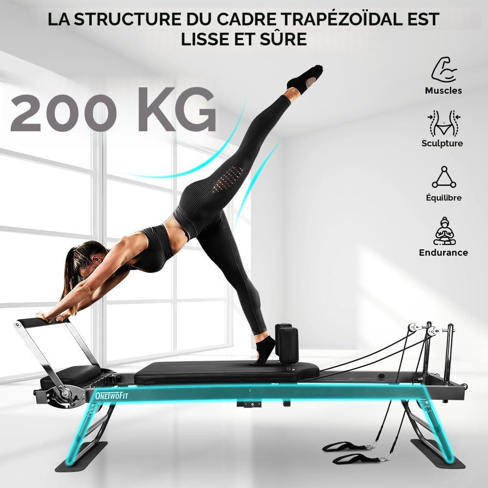 Machine à Reformer Pilates Pliable OneTwoFit – Pièce D’écrou De Serrage à Cordon (seulement)