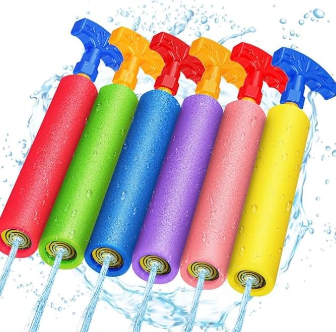 Water Guns, Blaster Squirt Guns for Kids Boy Girl Foam, Water Squirters for Summer Outdoor Swimming Pool Backyard Beach