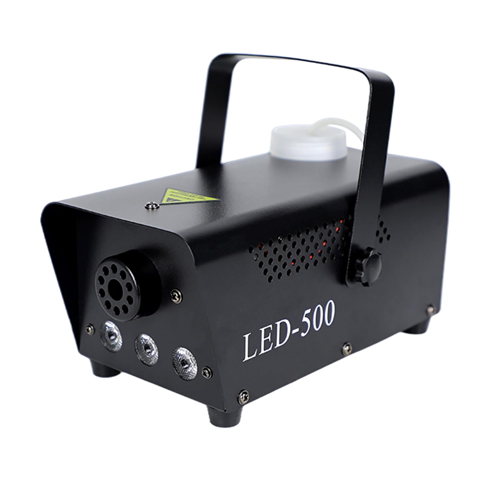 BRRNOO Attrezzatura da Palco per Controllo Wireless con Luci Colorate per Macchina del Fumo 500W per Stanze Private per Feste (BLACK)