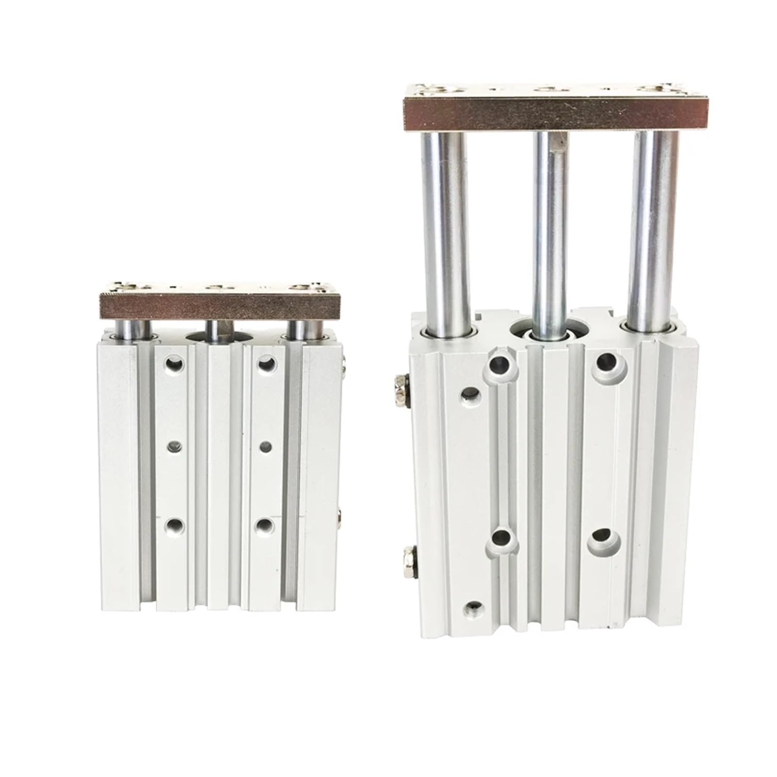 Vérin de guidage compact MGPM avec trou de tige robuste