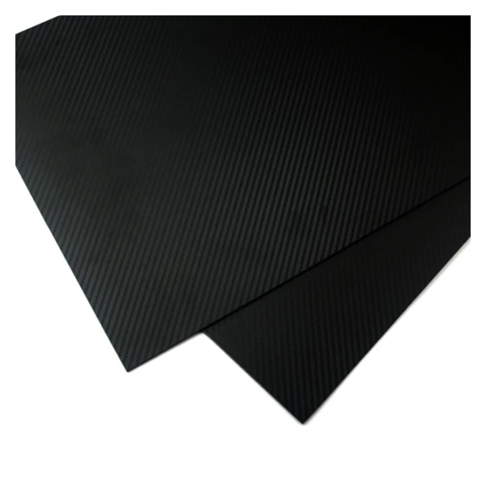 Panel De Fibra De Carbono Tejido Liso 3K - Varias Medidas, Color Negro, Reino Unido