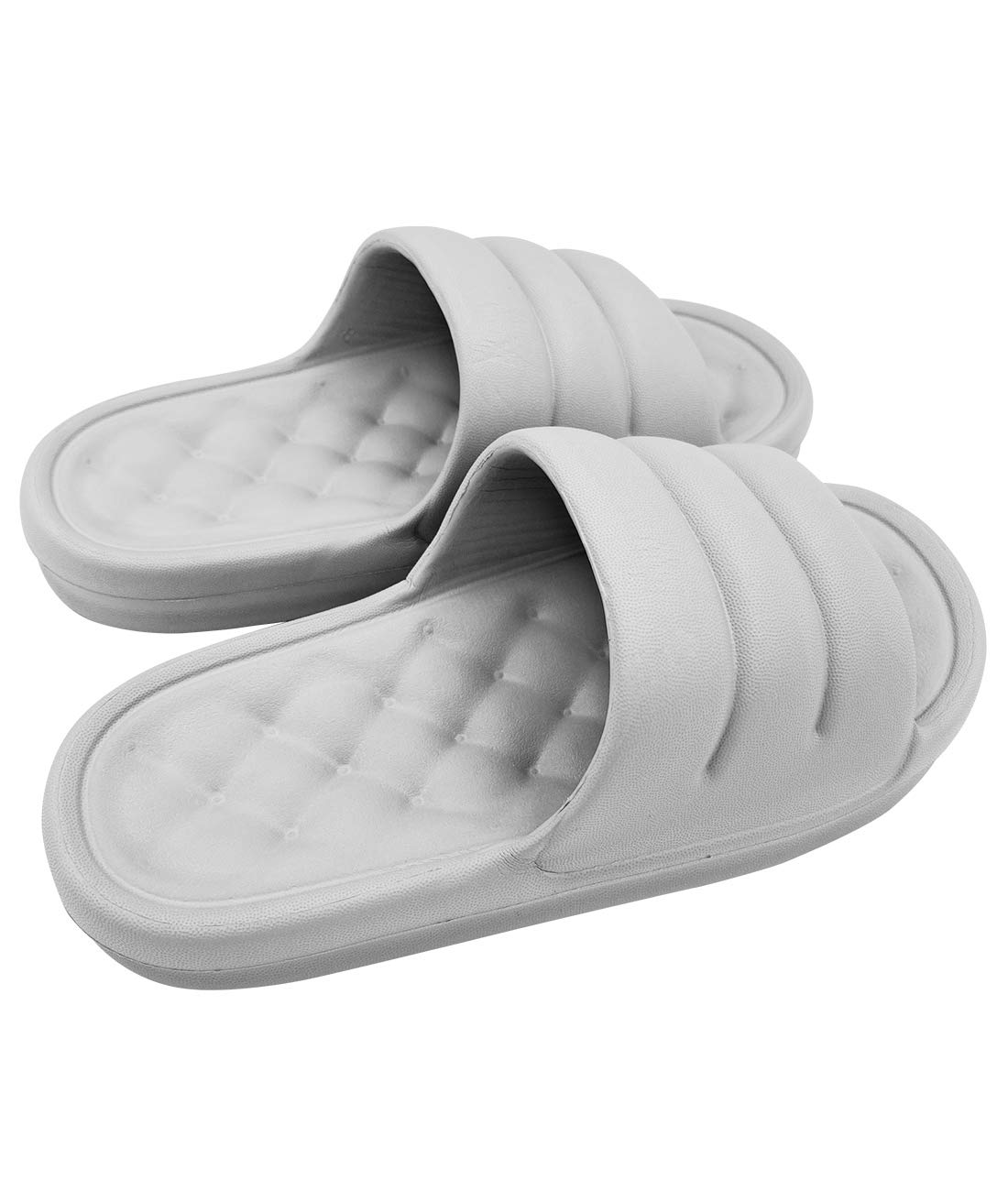 SANQIANG Non Slip Memory Foam Shower Slippers for Men Women's Slippers Indoor & Outdoor Basic House Shoe Quickly Dry Shower Sandals