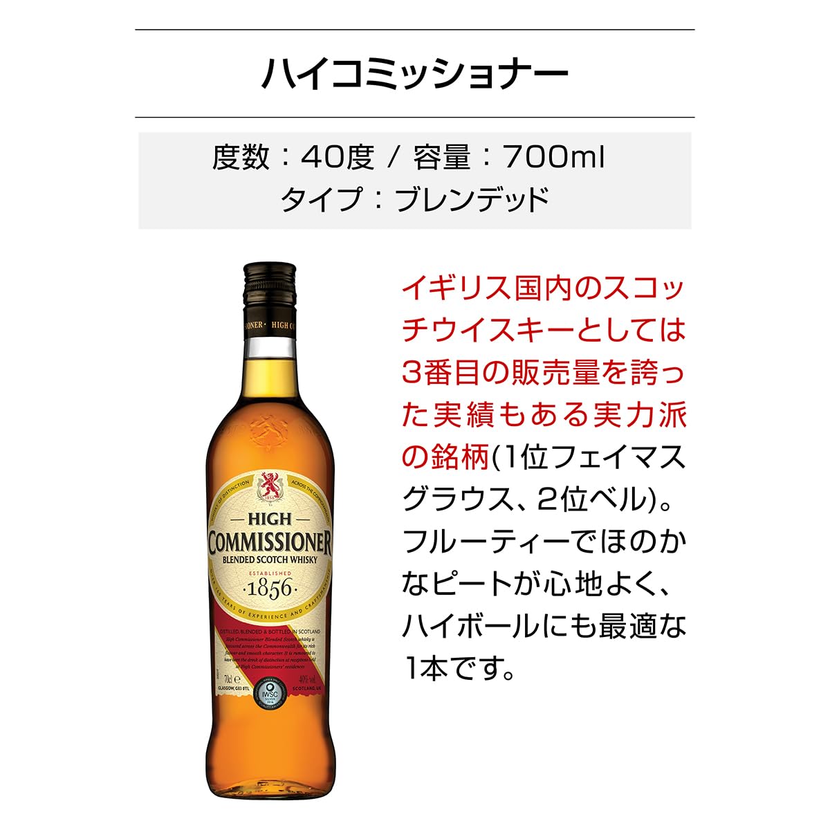 Amazon.co.jp: 新進気鋭の アイリッシュウイスキー バスカー 入り