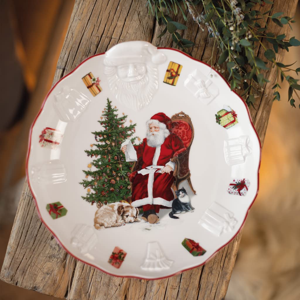 Villeroy & Boch – Toy's Fantasy Coussin réversible Gobelin, Coussin Motif de Père Noël, Multicolore, 32 x 48 cm, Coton, Lavable en Machine : Villeroy & Boch