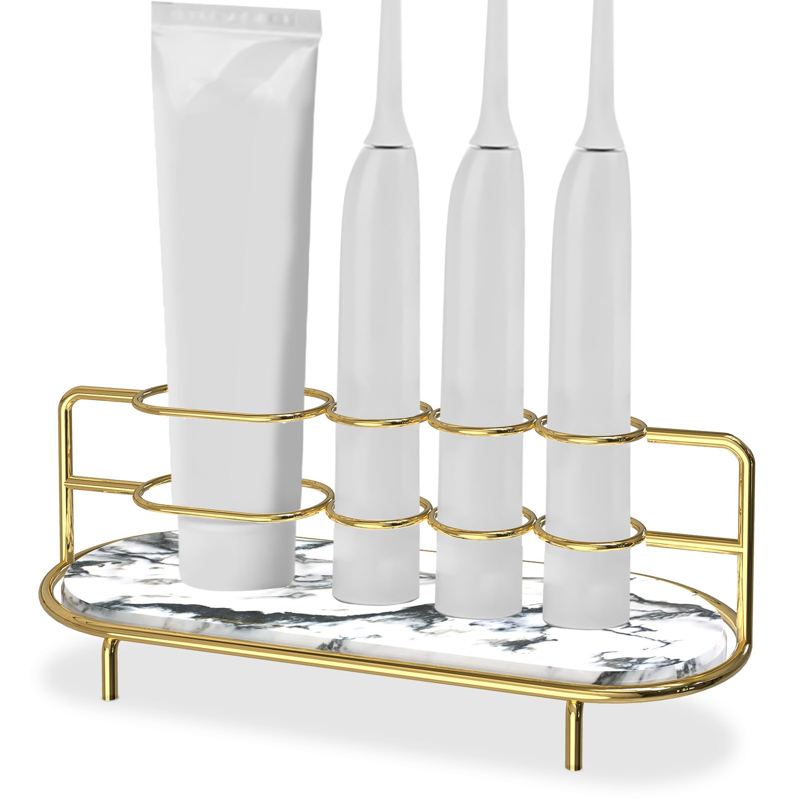 Support brosse à dents électrique 3 emplacements contre l'humidité