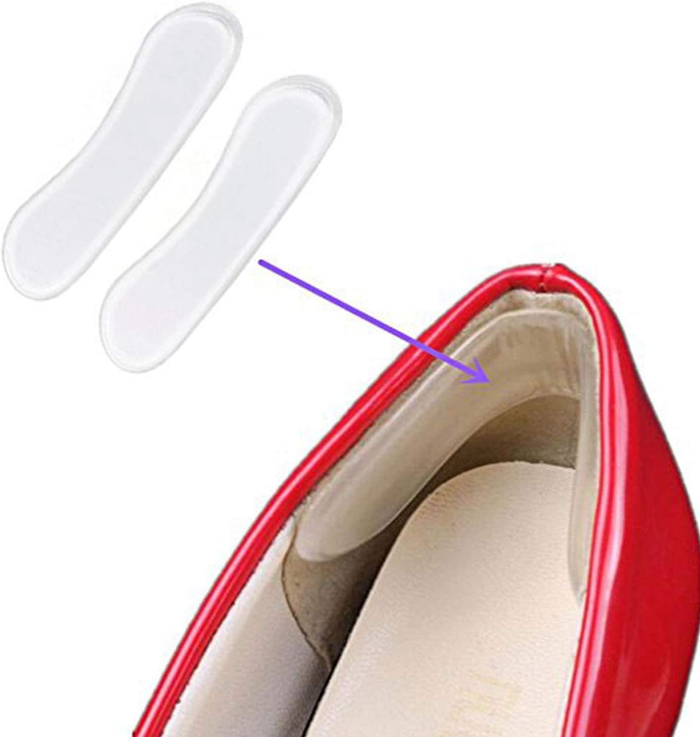 Best Heel Grips Gel Heel Grips Shoes Too Big 2 Pieces of PEDIMEND Gel Heel Grips Back