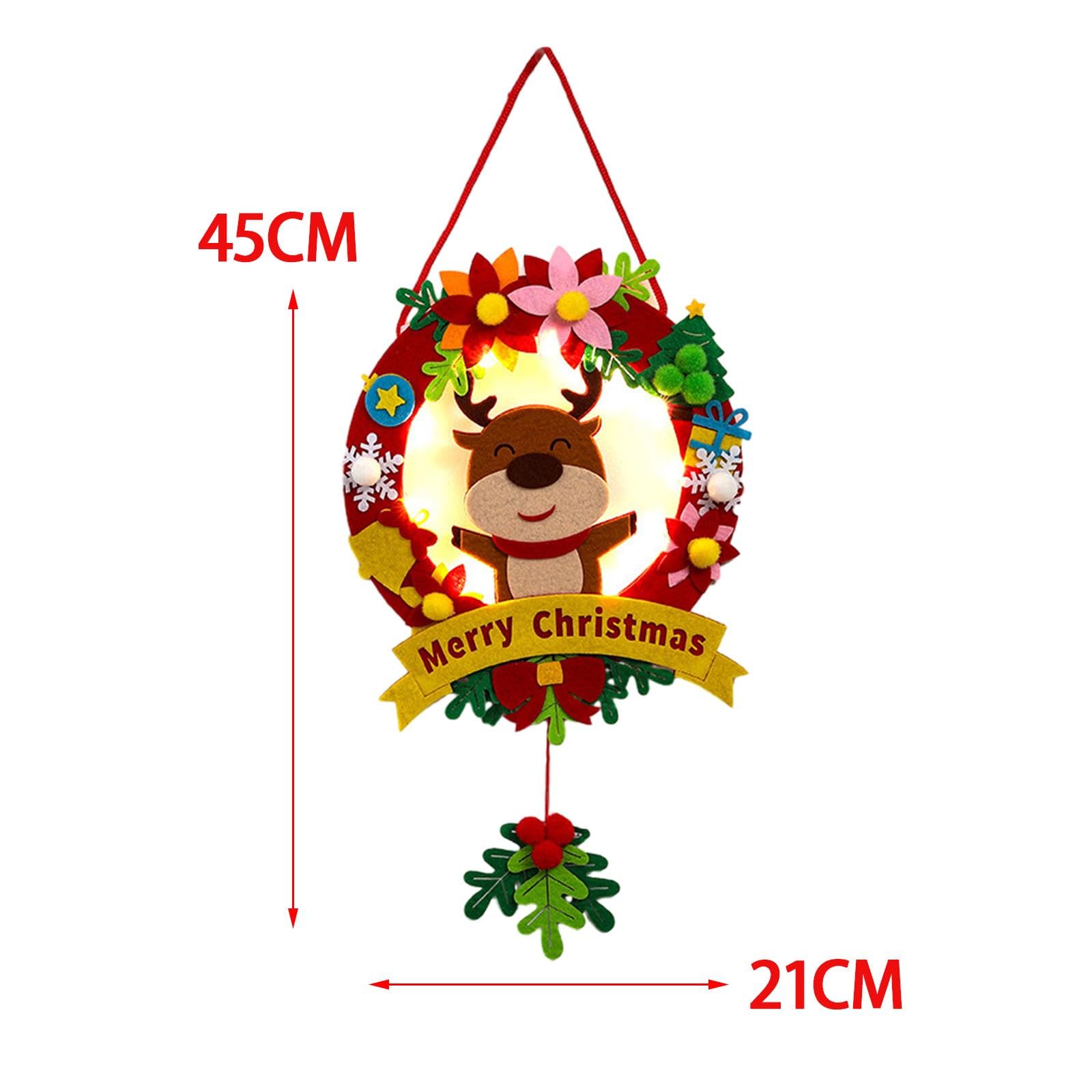 F Fityle 4x Guirlande de Fête, Décoration pour Entrée, Couronne de Noël Artificielle pour Ornements Divers