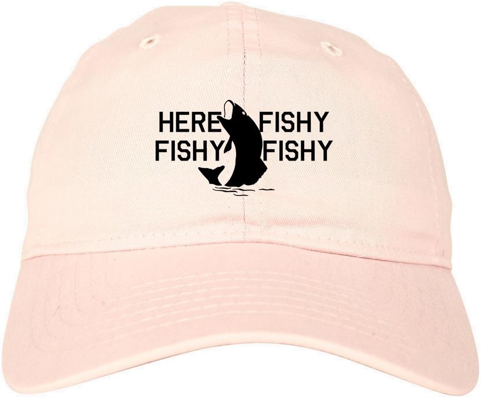 Kings Of NY Here Fishy Fishy Fishy Fisherman Mens Dad Hat Baseball Cap