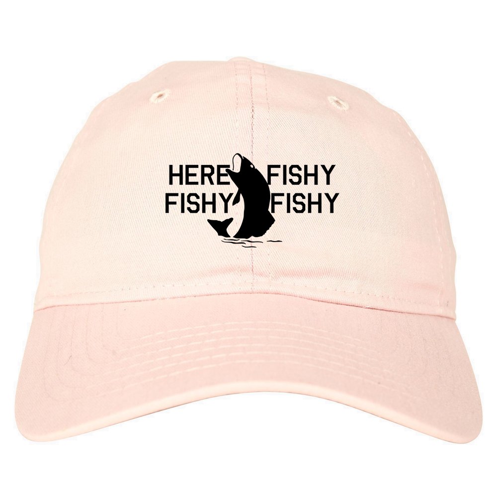 Kings Of NY Here Fishy Fishy Fishy Fisherman Mens Dad Hat Baseball Cap