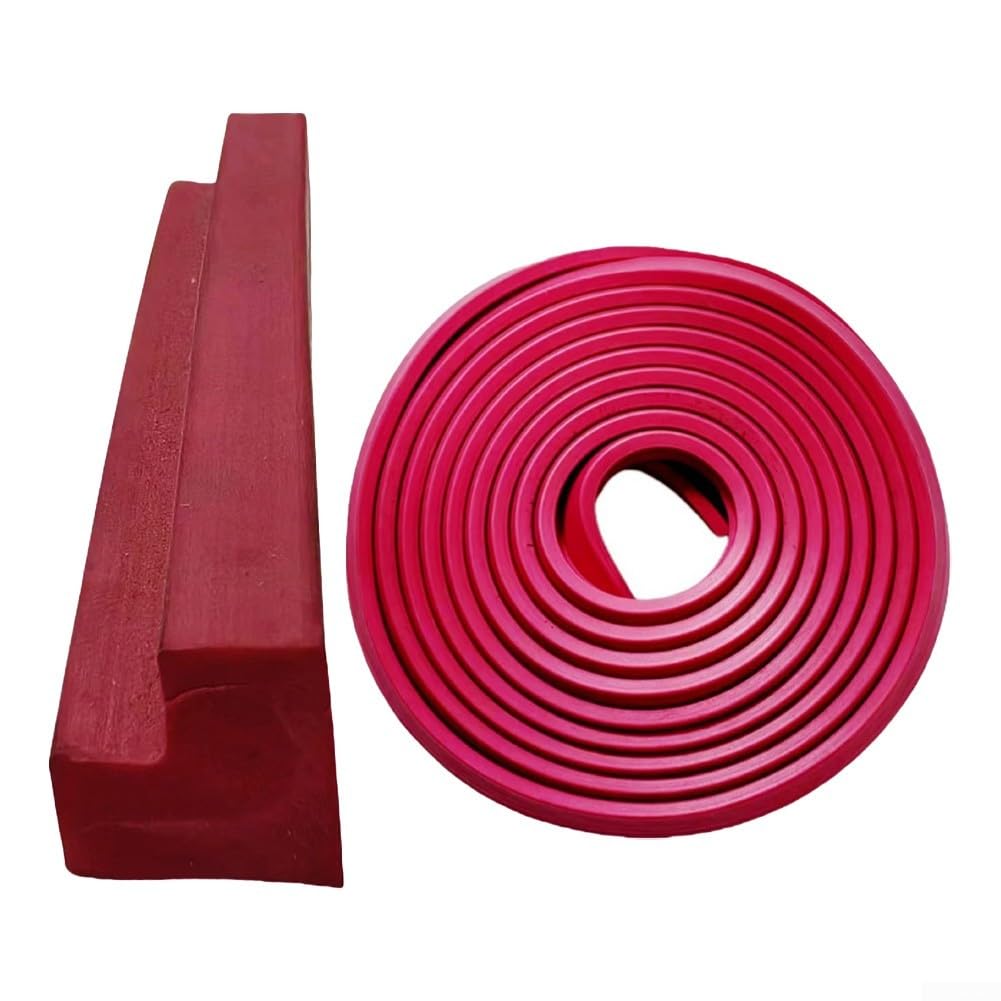 Bande de caoutchouc pour table de billard - 10 m - Coussins de rail de table de billard pour salle de jeux (19 x 22 mm)