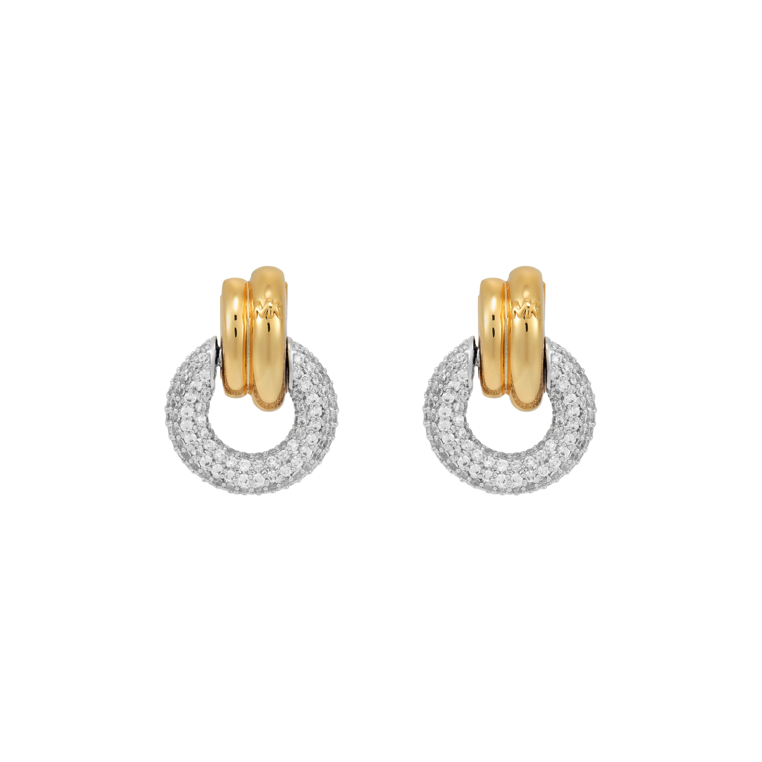 Michael Kors Premium Women's Silver-Tone Brass Earring, MKJ8533931