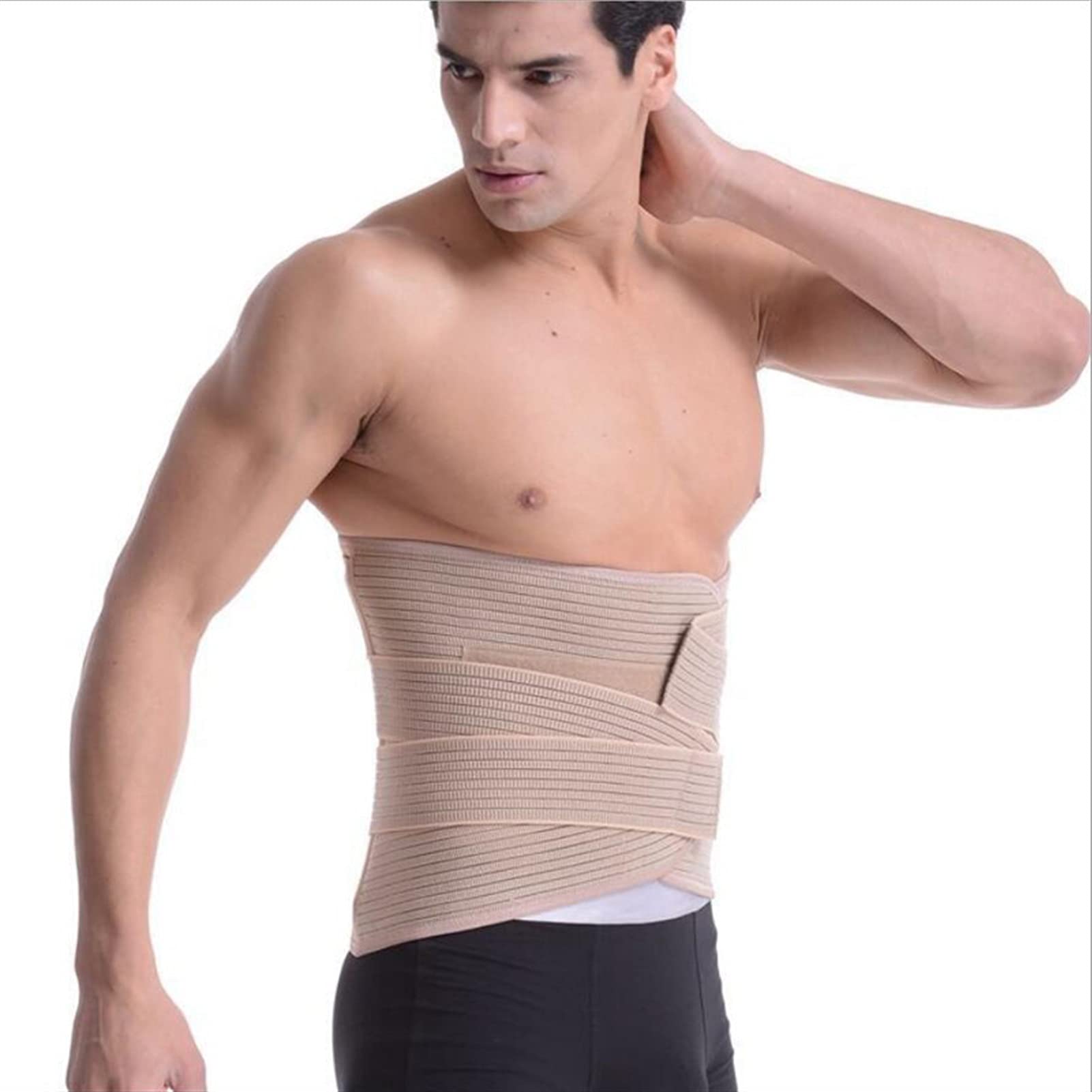 Cinturón De Soporte Lumbar Para Hombres Y Mujeres, Elástico Ajustable, Soporte Para La Parte Inferior De La Espalda, Cinturón Recortador De Cintura, Descompresión, Alivia El Dolor De Espalda Baja