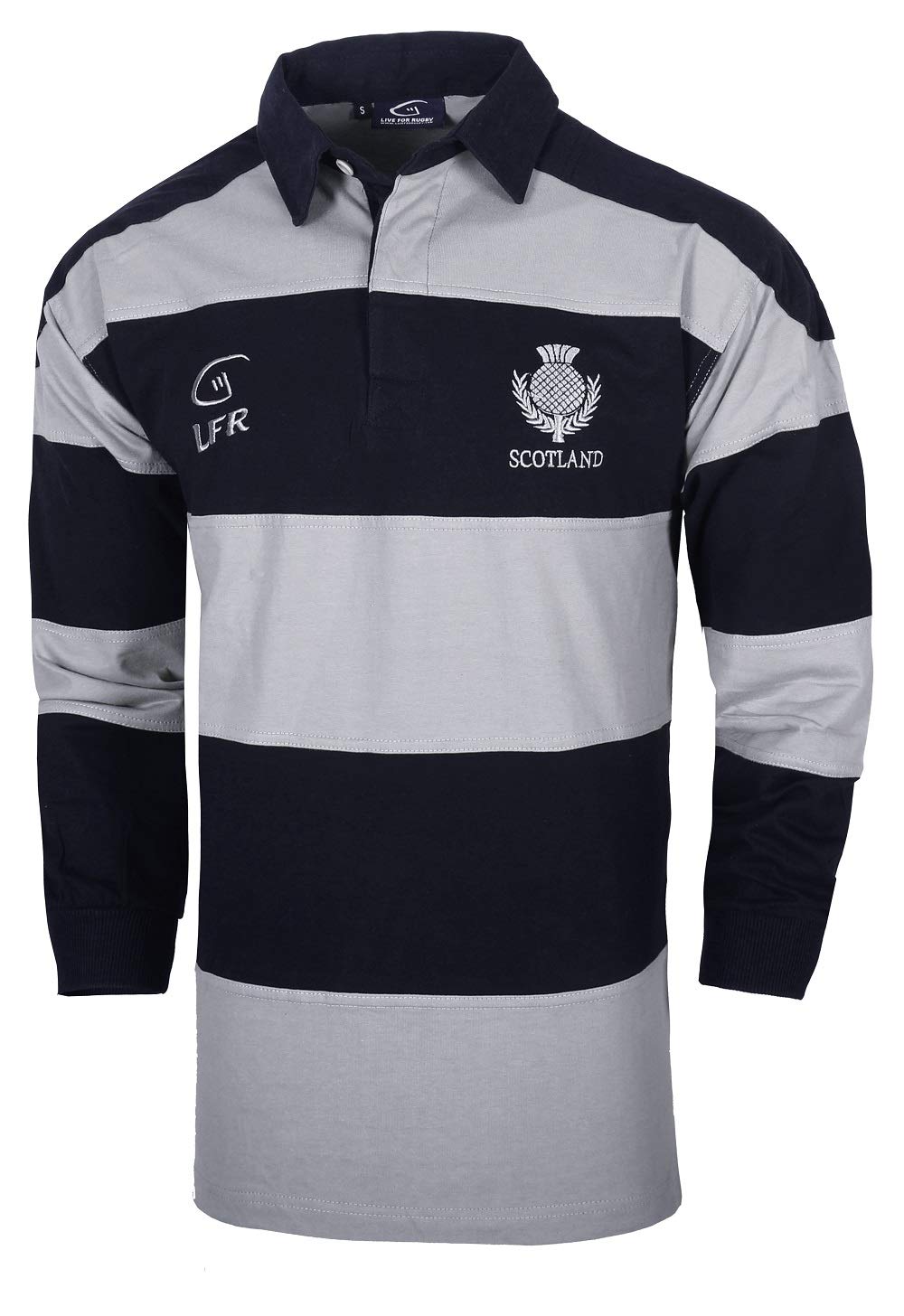 Scotland Longsleeve Striped Rugby Jersey