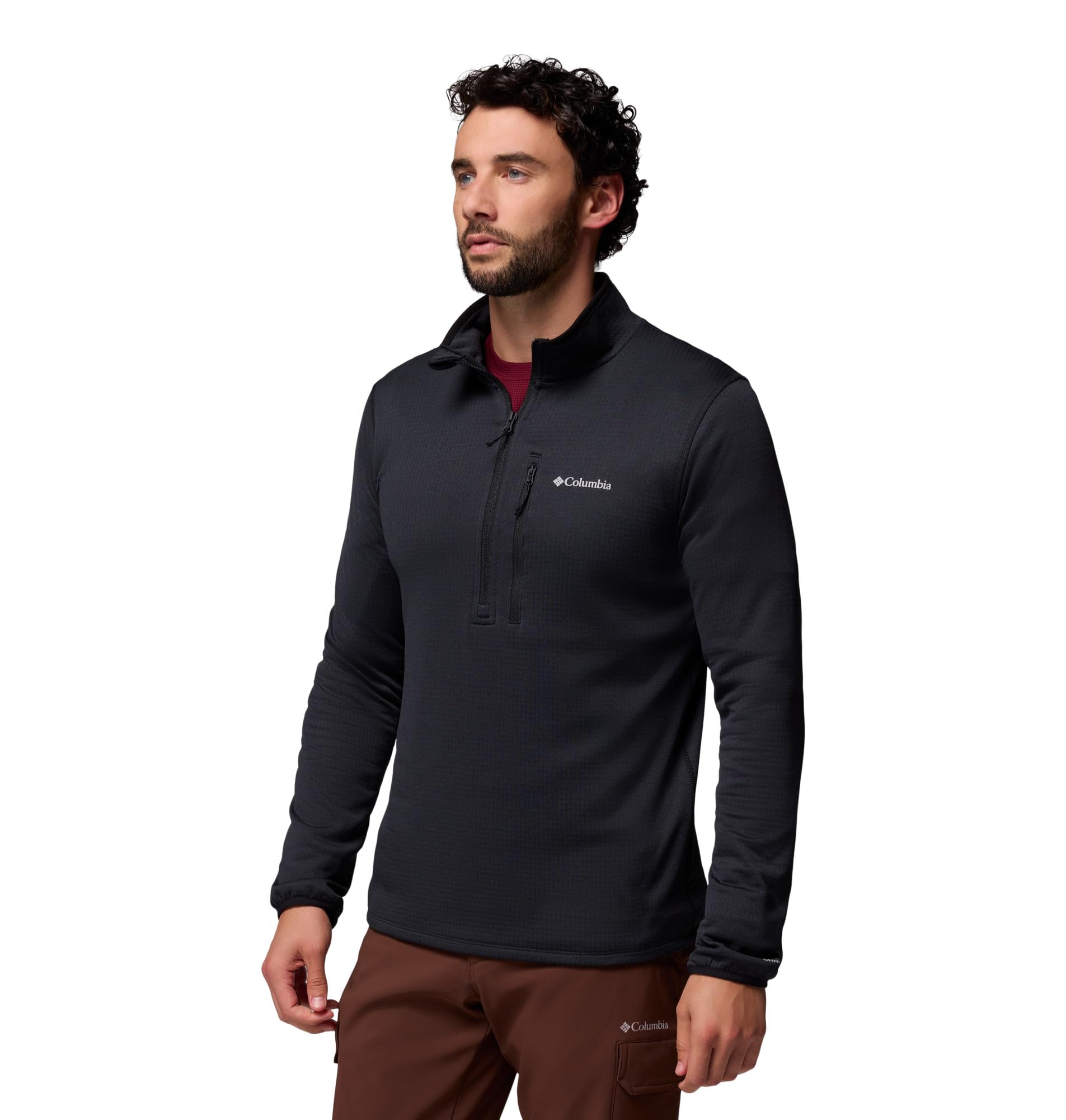 Columbia Herren Essential Hike Grid Fleece Half Zip Fleece-Jacke (1er Pack)