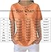 Kenhansion Women Short/Long Sleeve Waffle Knit Tops Dressy Blouses Casual V Neck Button Shirts Basic Drap Shoulder Basic Tee (Orange 2,Small)