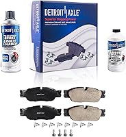 Vista 24 de Detroit Axle - Kit de freno delantero para Nissan Altima Sentra 07-10, repuesto de pastillas de freno de cerámica de freno de disco 2007 2008 2009