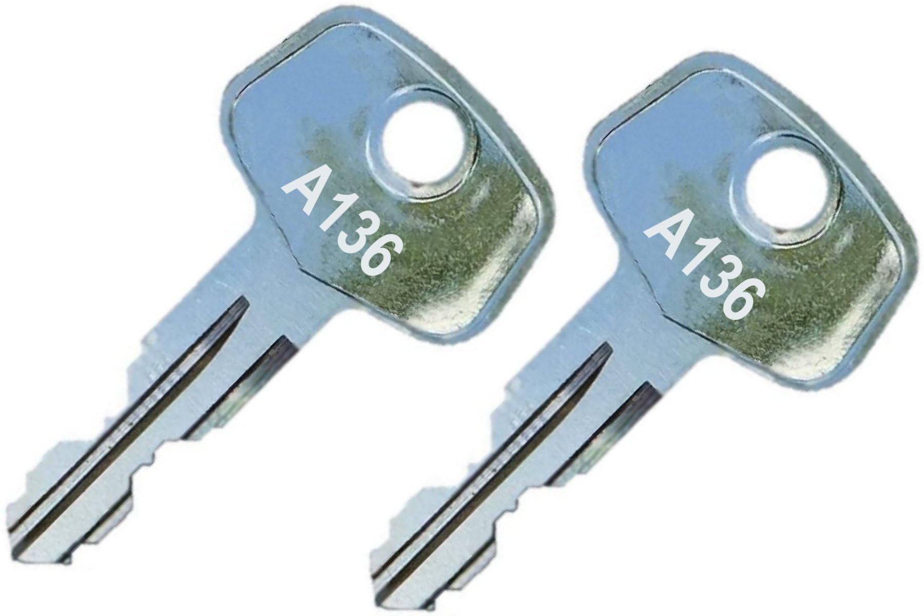 2 Yakima A136 Replacement Keys - Roof Racks, Rails, Cargo Box, Carriers, Crossbars, Haulers, Bags (Codes A131-A155 & A180) Better Than OEM! Whisp bar