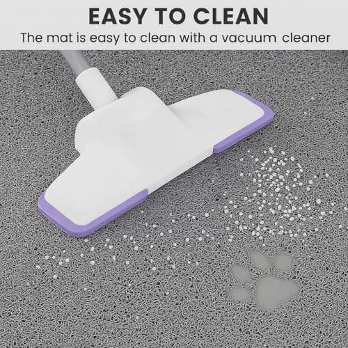 Bulk buys Cat Litter Mat. Traps Litter. Soft Non-Slip Surface. Easy to Clean. 11.5 x 15.75 in Gray Mat for Litter Box Area - Image 5