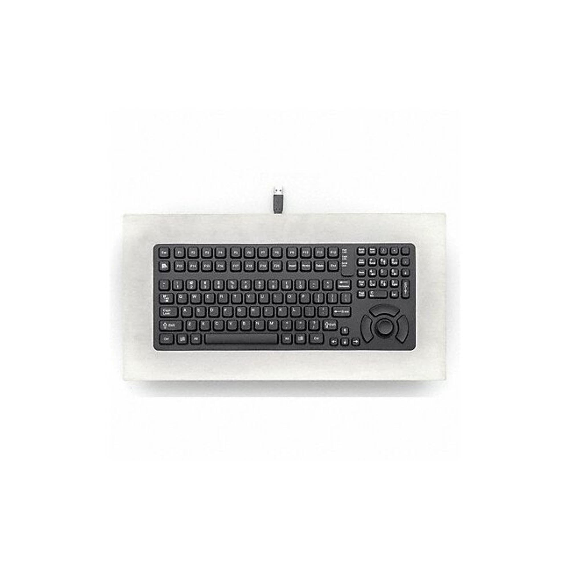 Keyboard Stainless Steel Panel Mount USB