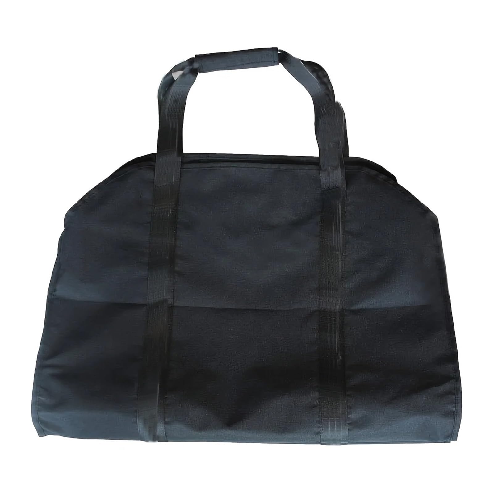 Heavy-Duty Firewood Carrier Bag - Large Capacity Log Transporter With Sturdy Handles For Wood(Black)