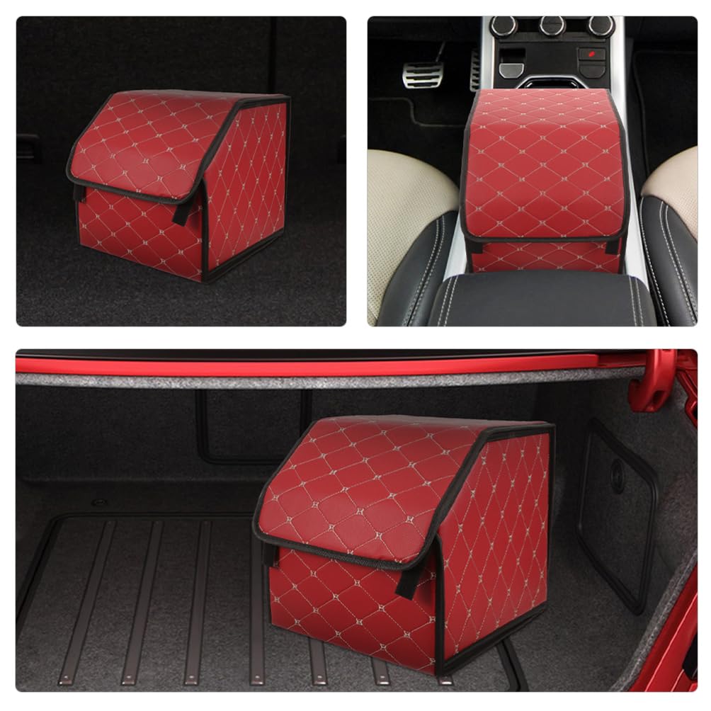 2pezzi Organizer Auto Per Bagagliaio Contenitore Multifunzionale Per Veicolo Pratico Organizer Per Trasporto Di Generi Attrezzature Sportive e Utensili Facile Da Pulire e Sicuro Da