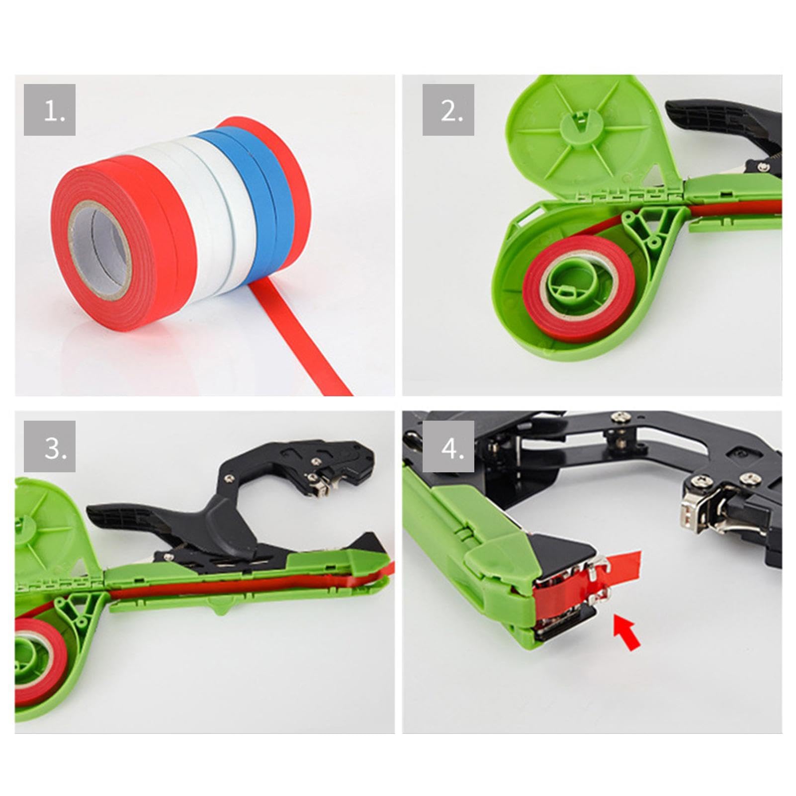 Outils coniques de jardin – Machine à ruban adhésif de jardin | Outils de jardinage portables pour attacher des , ruban adhésif pour les agriculteurs, raisins, | Outil à Ruban de Jardinage Pour Tomates, Raisins, Légumes, Concombres, Poivrons, Fleurs,