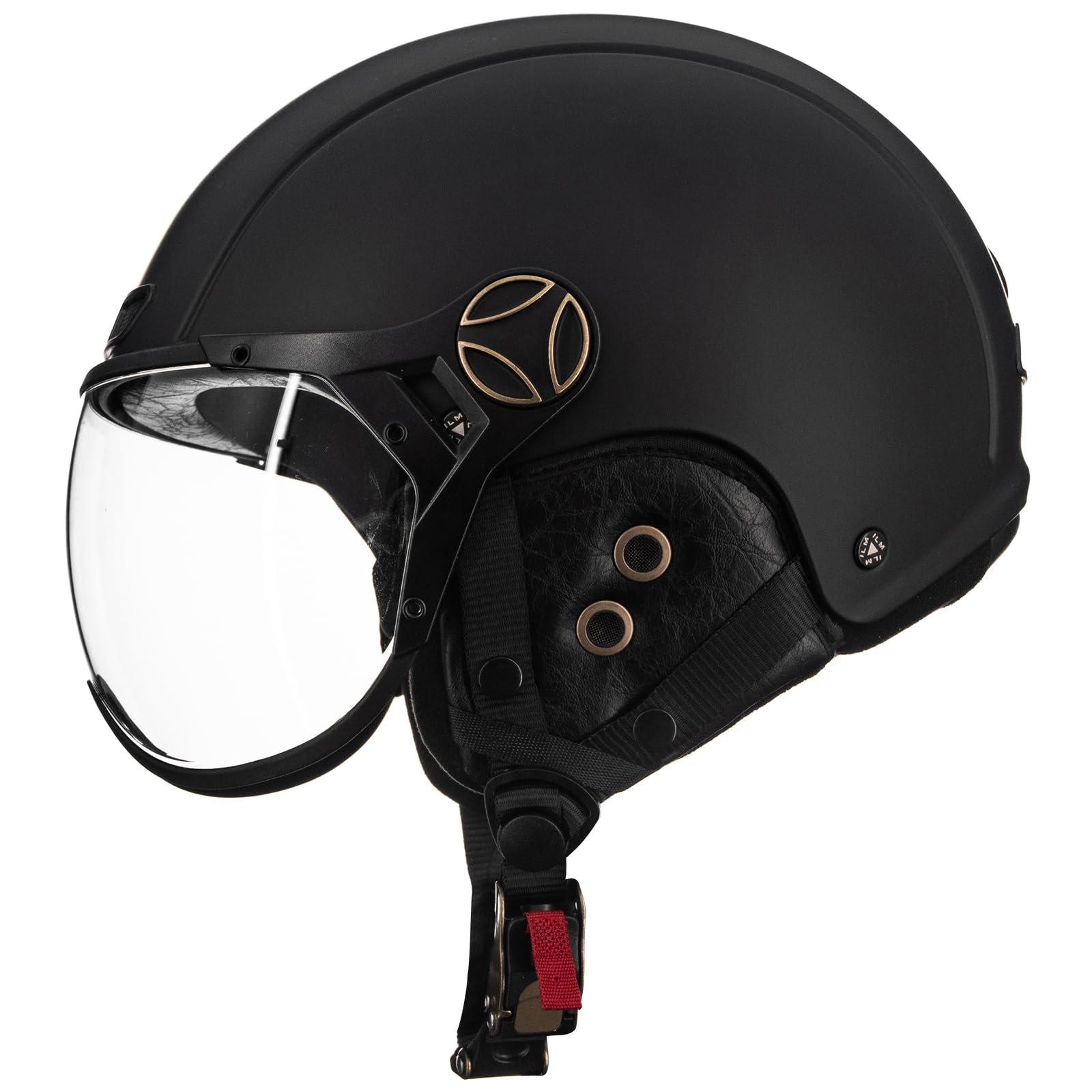 ILM Casque Velo VTT Homme Femme Adulte Ski Snowboard avec Visière Amovible Protège-Oreilles ASTM CPSC et CE Z102