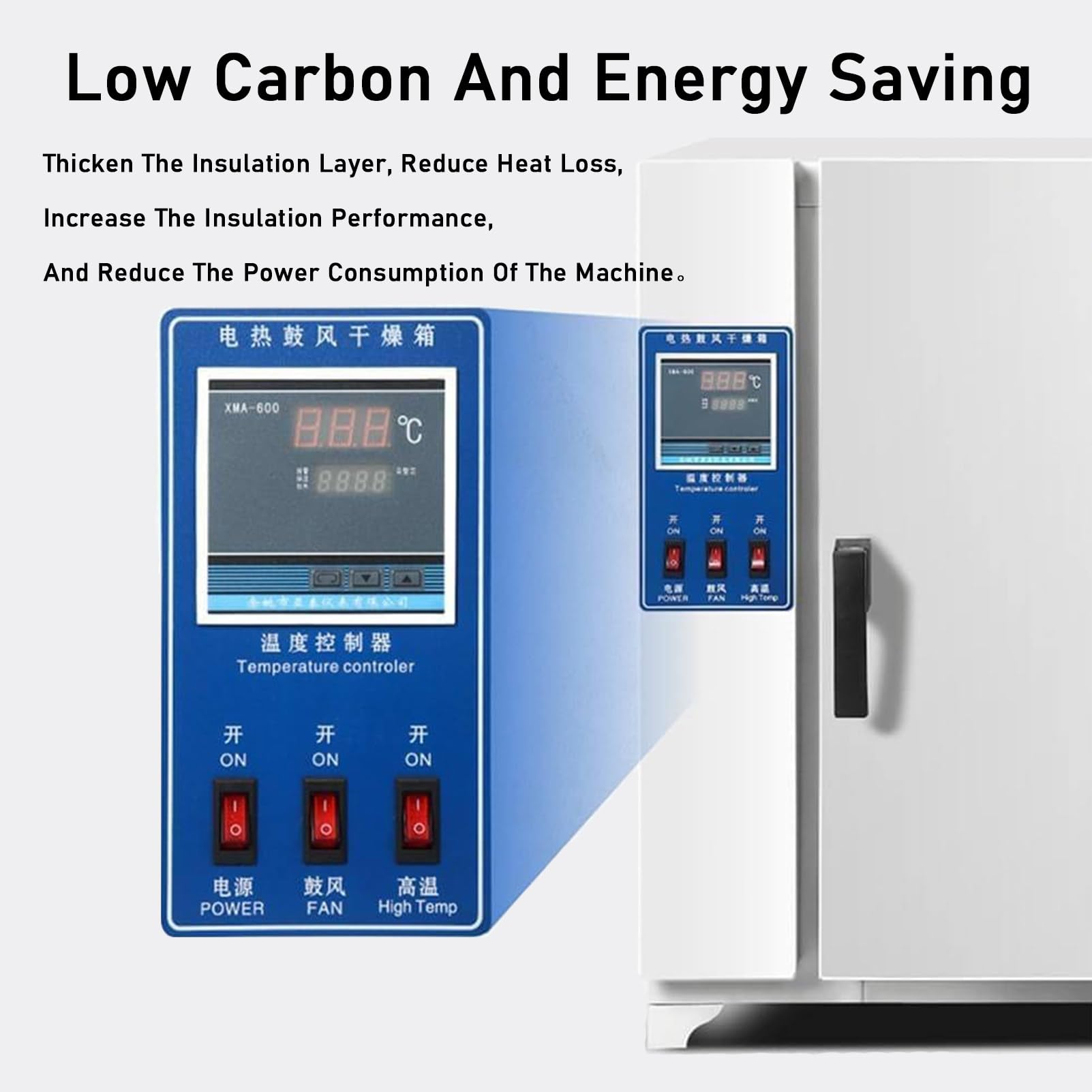 RayGenius éTuve De SéChage éLectrothermique par Soufflage éQuipement D'Essai à TempéRature Constante éTuve De Laboratoire BoîTe à TempéRature Constante éTuve à Circulation d'air Chaud,202-0S