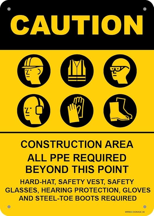 G Signage 3M EG HiVisibility "Construction Area