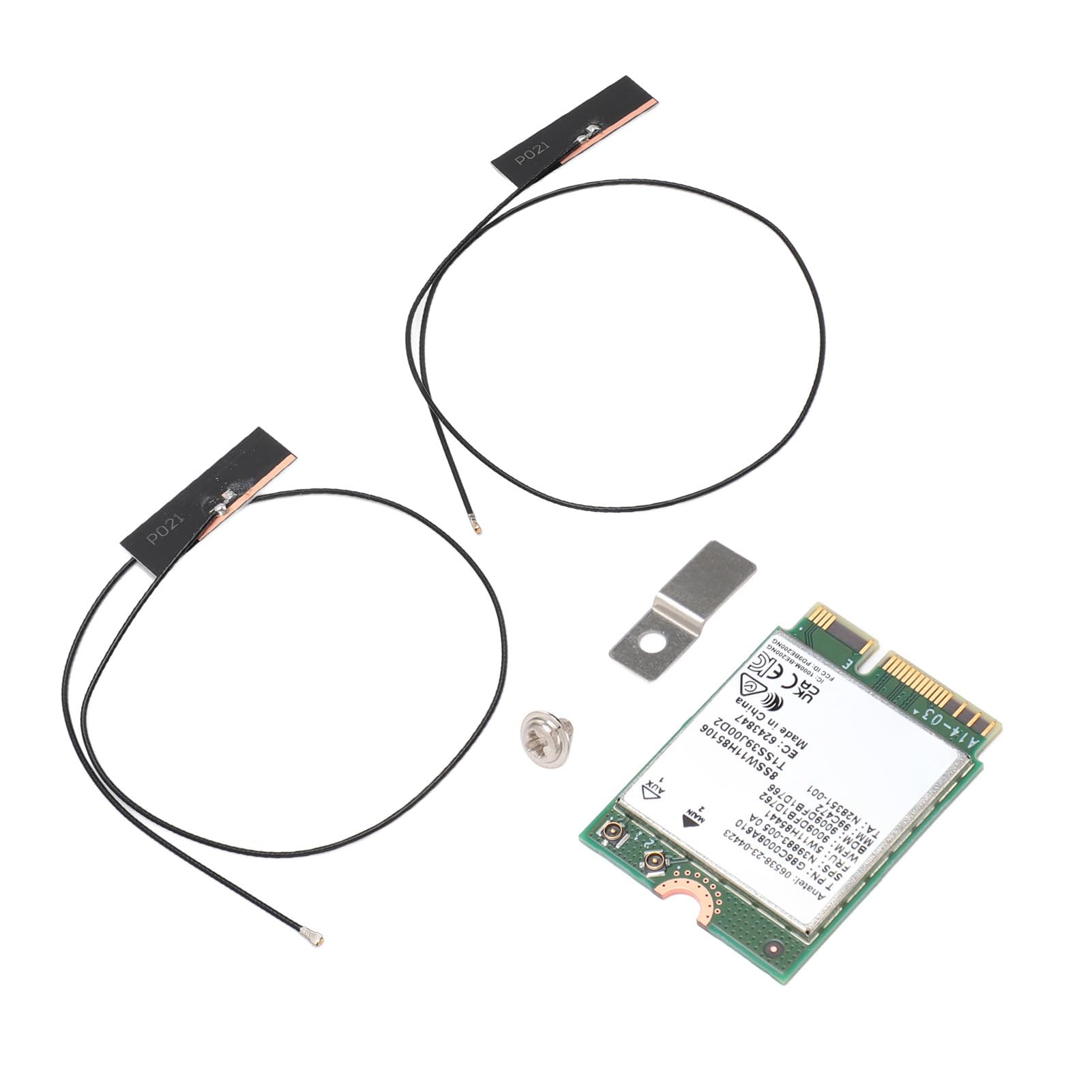 Generic Scheda WiFi 7, 2,4/5/6g BE200NGW Scheda di Rete (Scheda WiFi 7 con antenna integrata)
