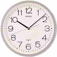90s SEIKO ポストモダン vintage clock メンフィス Amazon.com: Seiko 12 Inch Classic Numbered Wall Clock