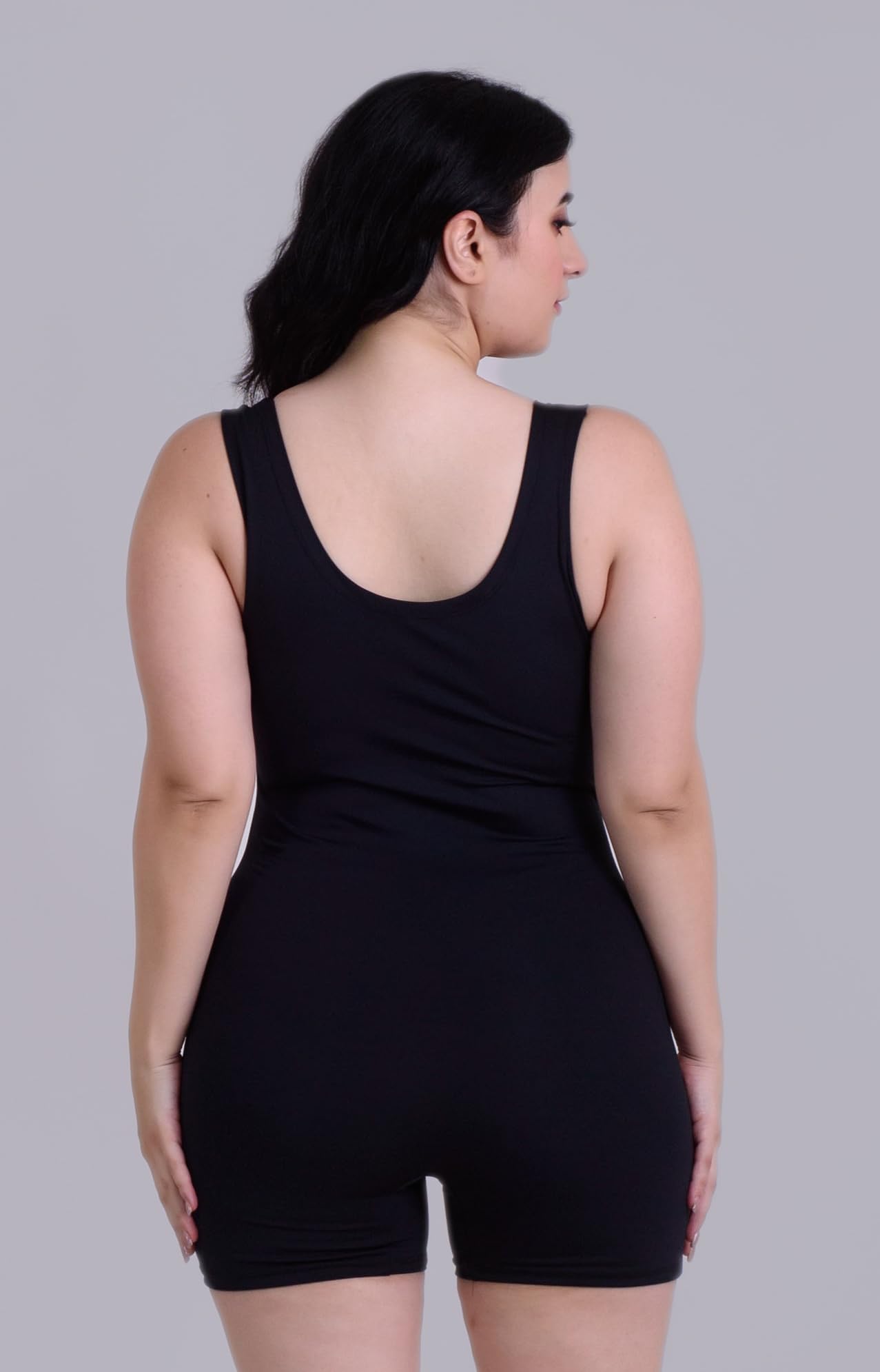 Keepfit Women Black and Silver colourblocked Legsuit L 3
