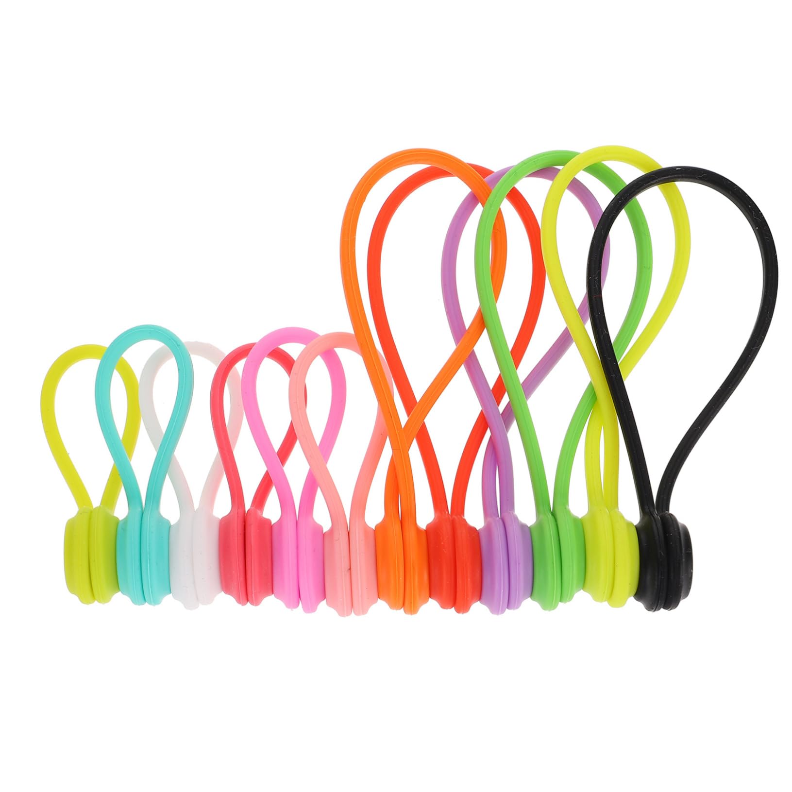 Mikikit 3 Set Di Cavi Dati Supporto Magnetico Avvolgicavo Usb Organizzatore Per Cavi Per Casa Auto Viaggio Supporto Magnetico Per Scrivania 12 Pezzi * 3