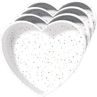 saphe Silicone 10 Inch Cake Pans - Heart Shaped Baking Molds, Set of 4 Cake Molds for Cake, Cheesecake, Rainbow Cake (heart shaped)
