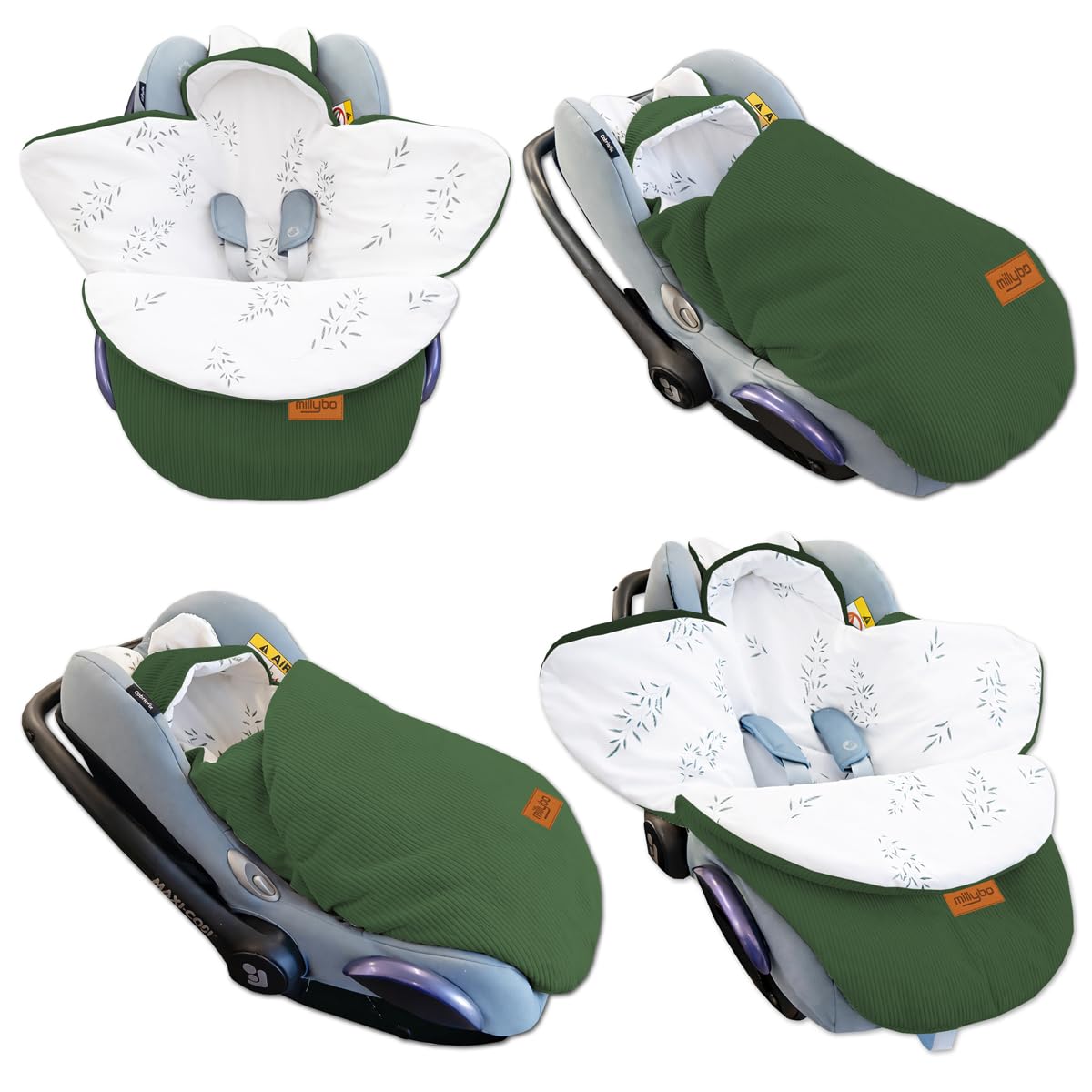 Baby Fußsack Einschlagdecke für Babyschale und Kinderwagen