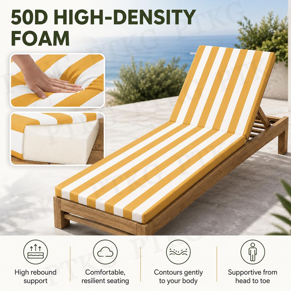 Matelas pour Transat Exterieur ImperméAble Coussin Fauteuil