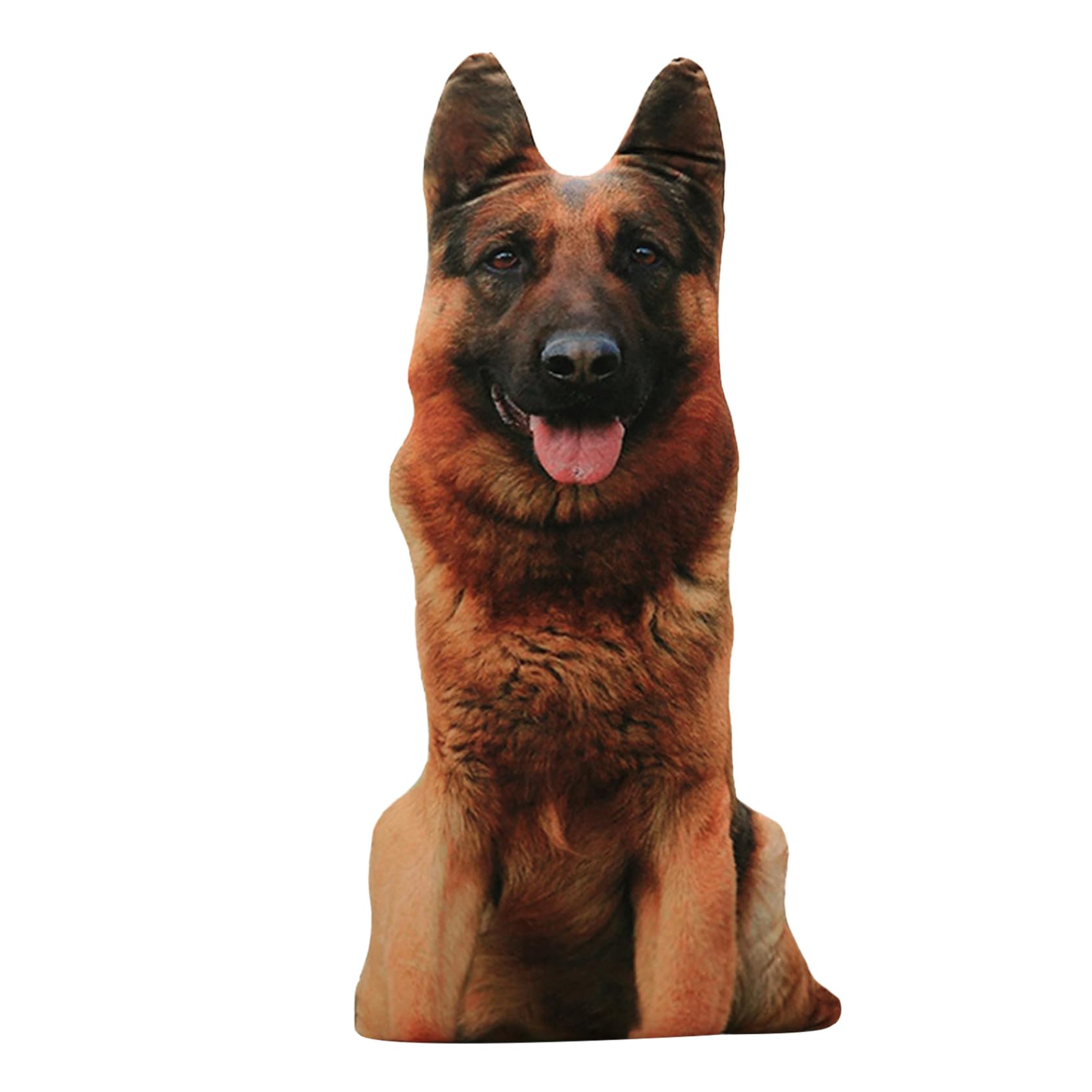 Oreiller chien réaliste 3D idéal pour décor d'anniversaire et lit enfant