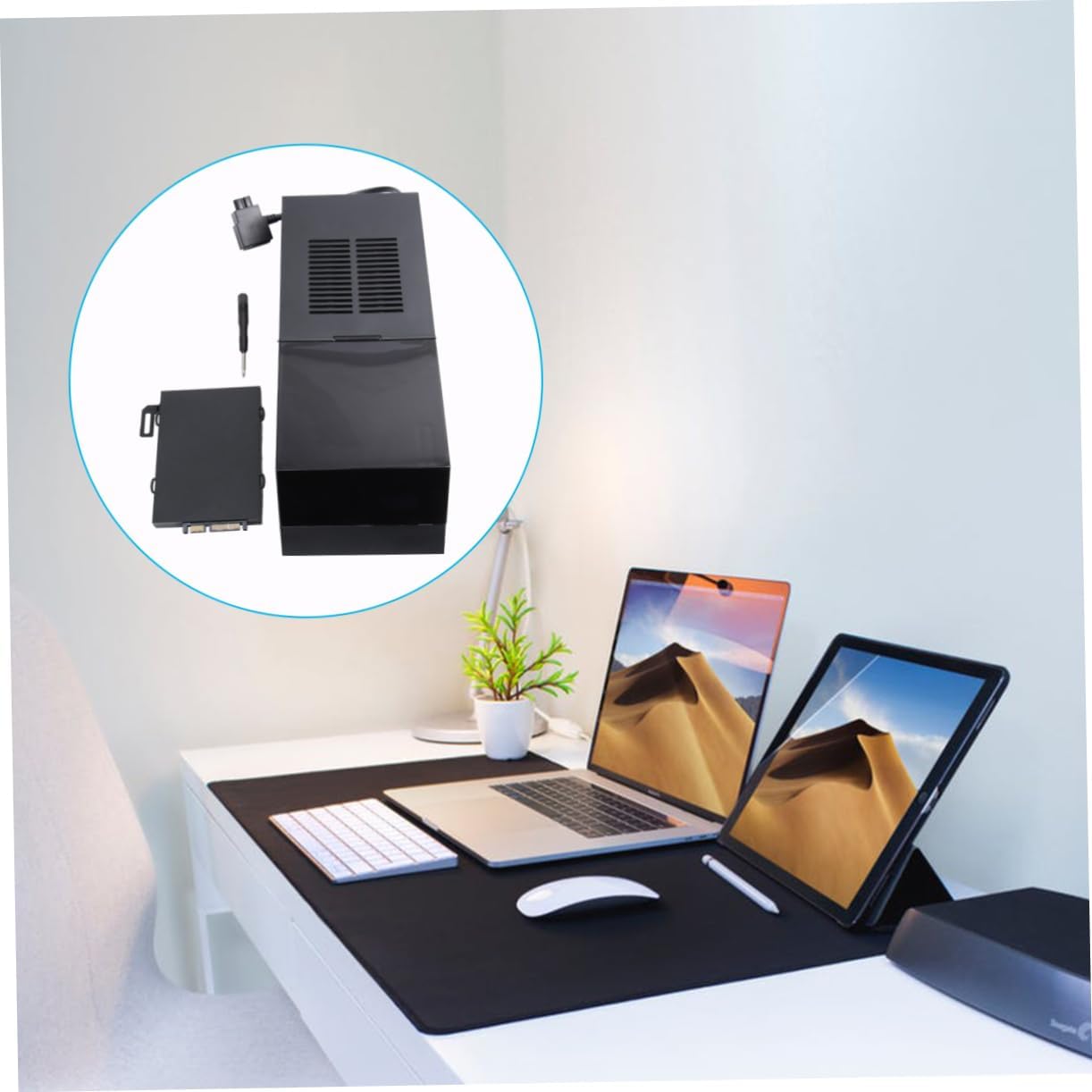 Gadpiparty External Hard Drive Enclosure Case for Portable Hard Disk Box Compatible Lightweight Easy to Use and Store for Expanding Storage Capacity