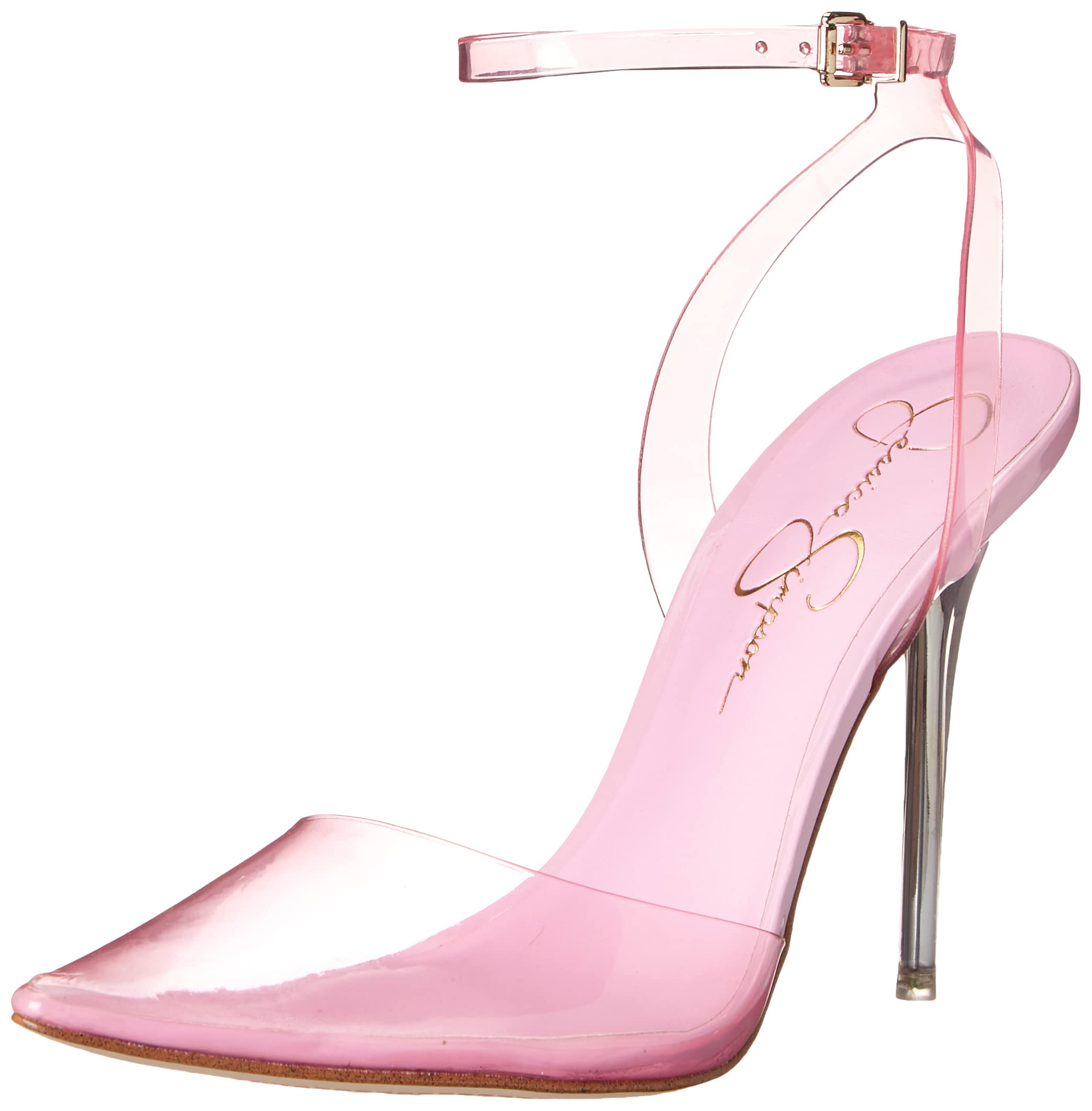 Women's Pirrie Lucite Pump, Clear Blossom Pink, 6.5
