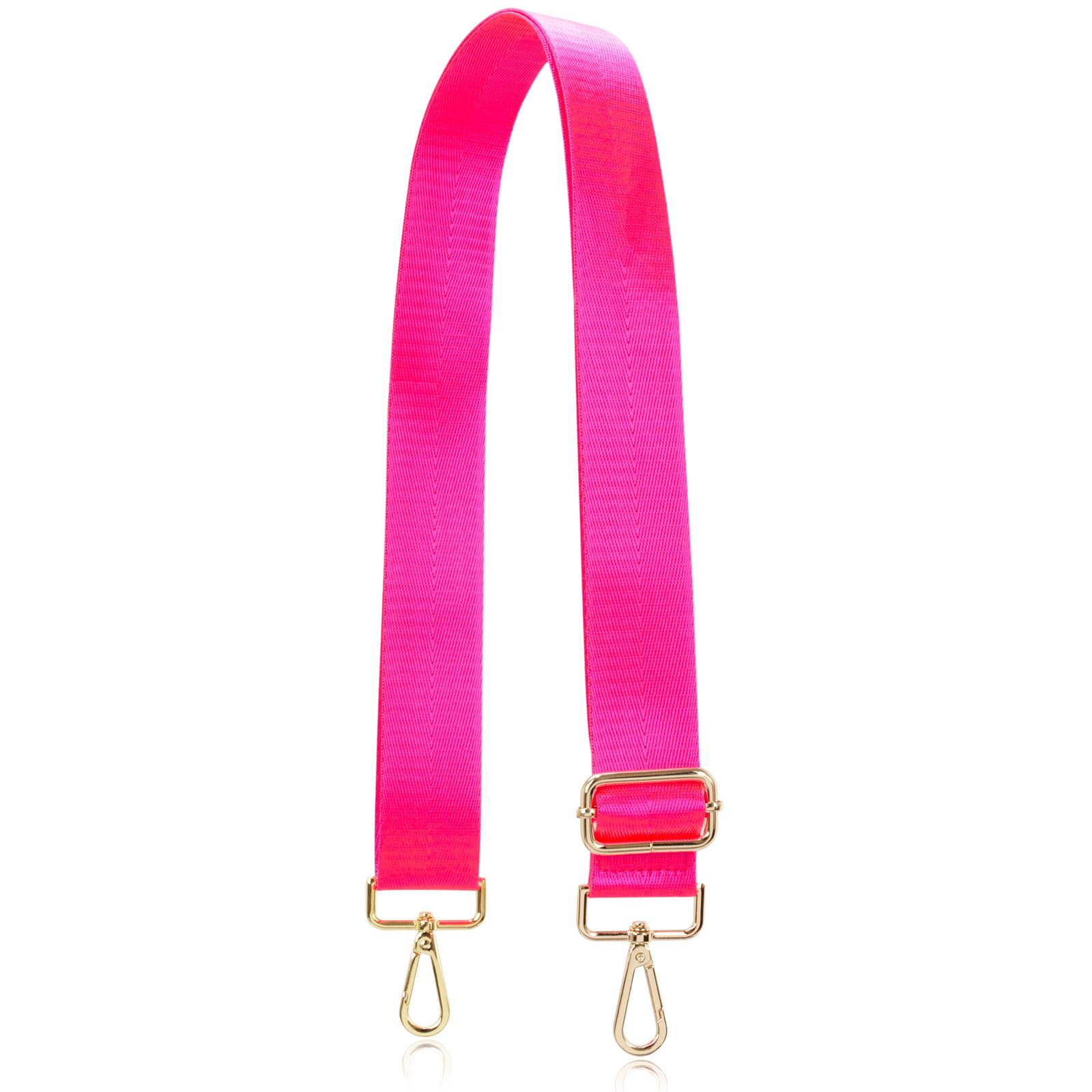 Allzedream Breiter Ersatzriemen für Handtasche, Umhängetasche, verstellbar, fluoreszierendes pink, Medium, Modern