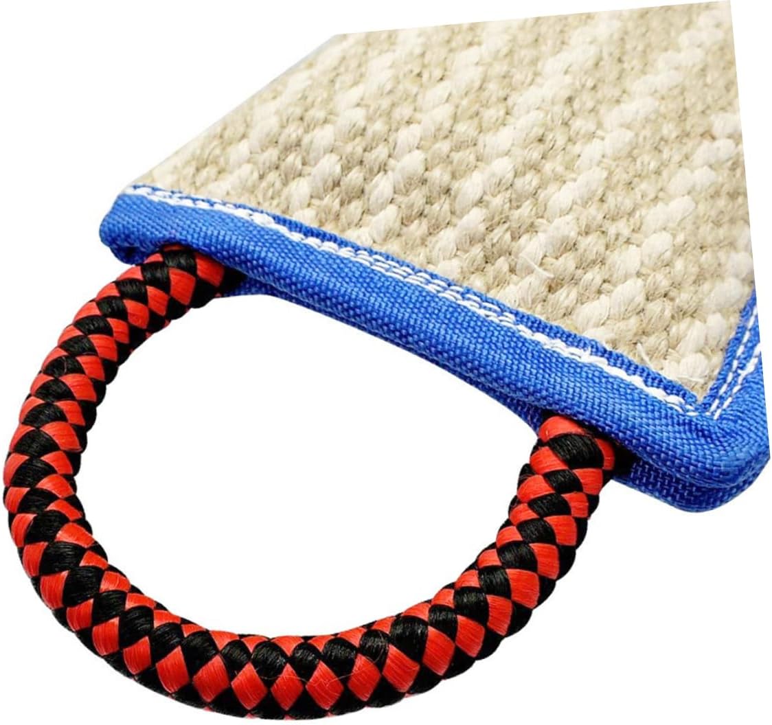 Jute Dog Bite Pillow Durable Chewing for Training Teeth Pet Bite Pillow for Chewers Playful Dogs