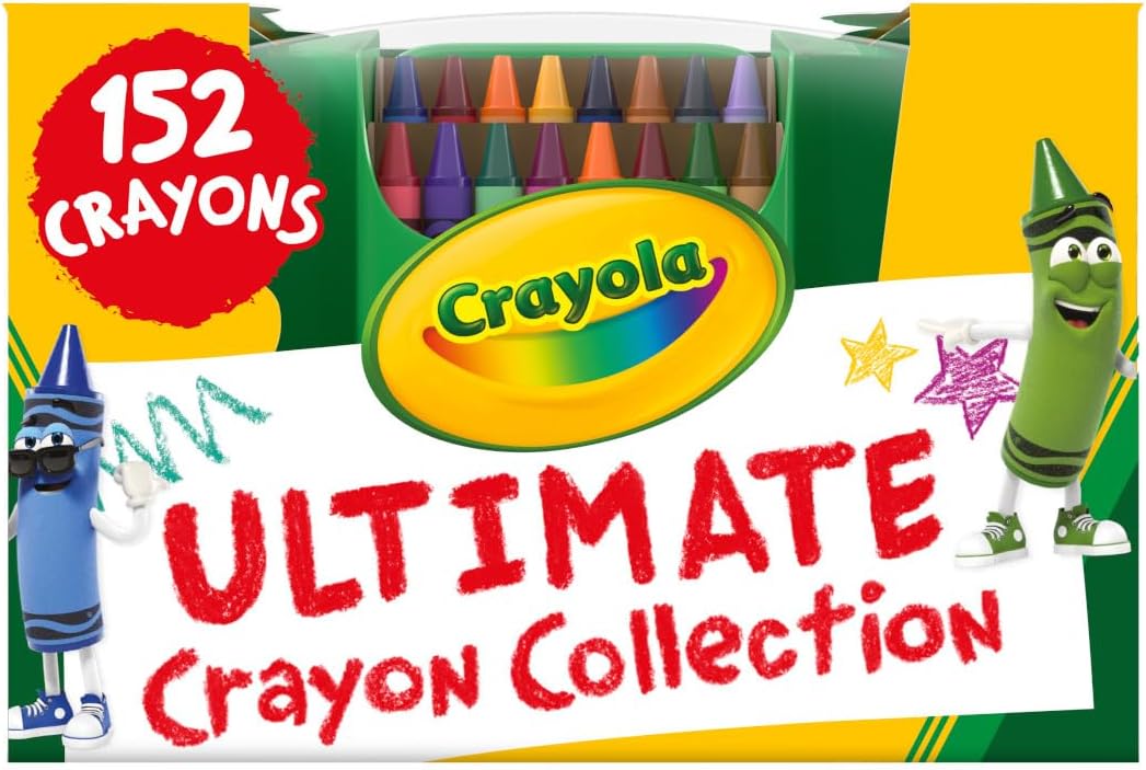 Crayola 152 CT Ultimate Crayon Collection, Multi Color